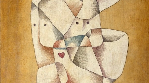 ©Paul Klee, Geschwister, 1930, Heidi Horten Collection Malerei in beige und Brauntönen des Malers Paul Klee