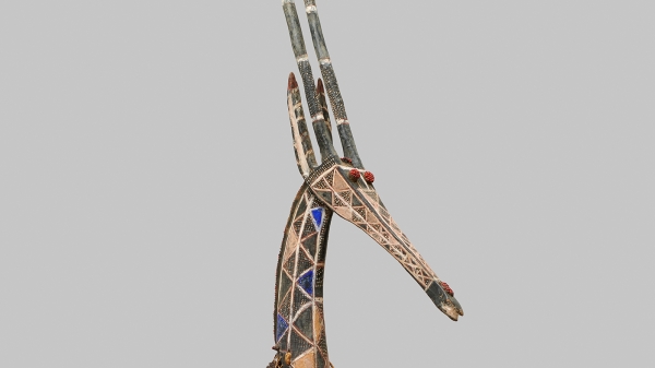 Indigene Kunst: Eine Antilopenmaske