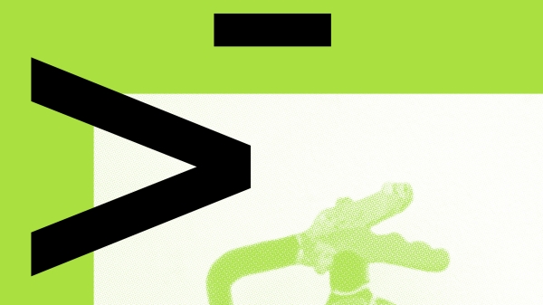 Rafael Lippuner, o.T. (Feuerlöscher XI), 2025, Studioansicht 1 Poster with a green fire extinguisher and the
                                          AIL logo