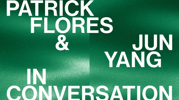 Veranstaltungsplakat Incomersation Patrick Flores mit Jun Yang