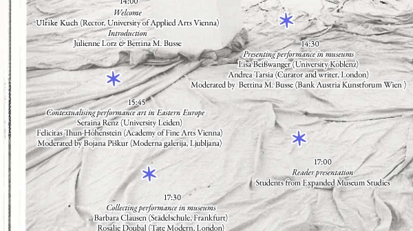 Is the artist present?, Poster of the Symposium